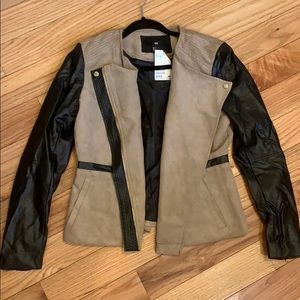 Faux suede/leather H&M jacket